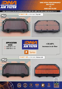 DNA Filters Suzuki GSXR 600 / 750 2011-2018 Air Filter