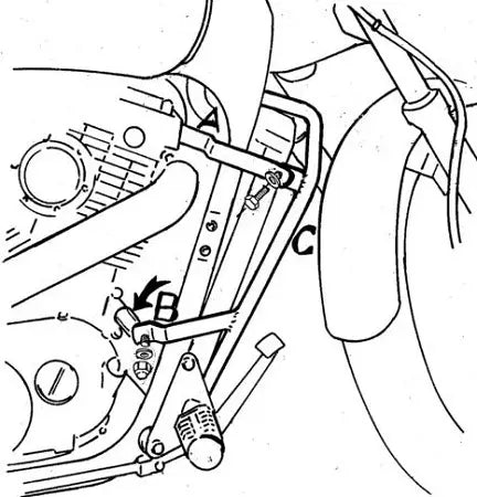 Hepco & Becker Crash Bars Honda VT 1100 C up to 94'