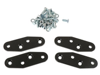 Hepco & Becker C-Bow Vertical Relocation Bracket 30mm Set Black
