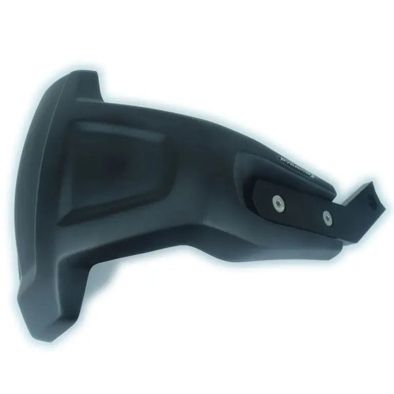 pyramid plastics rear spray guard matte black for triumph tiger 800