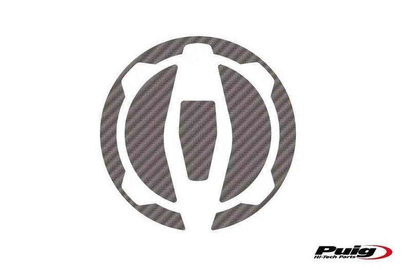 Puig Fuel Cap Cover Protector Kawasaki Ninja 400 2018- Carbon Look