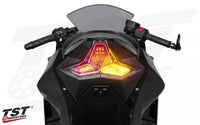 tst led integrated tail light kawasaki ninja 400 z400 zx 4rr zx 6r zx 10r