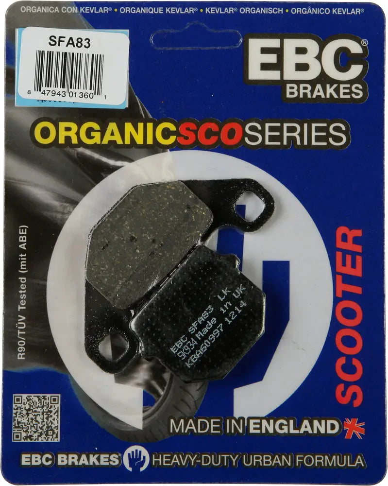 EBC Brake Pads For Kawasaki AR 50 / 80 A1 1982