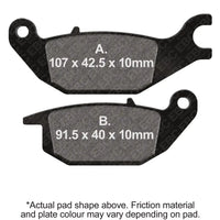 EBC Brake Pads For CF Moto Papio 126 2021-2023
