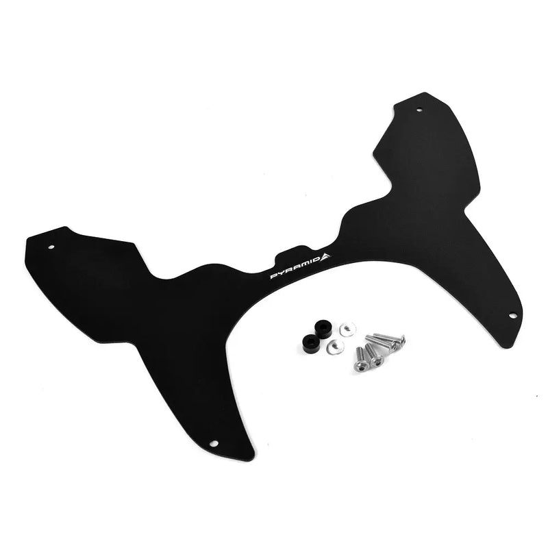 pyramid plastics wind deflector honda crf 1100 l africa twin adventure sports 2020 2025 matte black