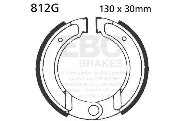 EBC Brake Pads For KTM MX 125 1983