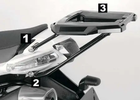 Hepco & Becker Rear Alurack Moto Morini Granpasso 1200