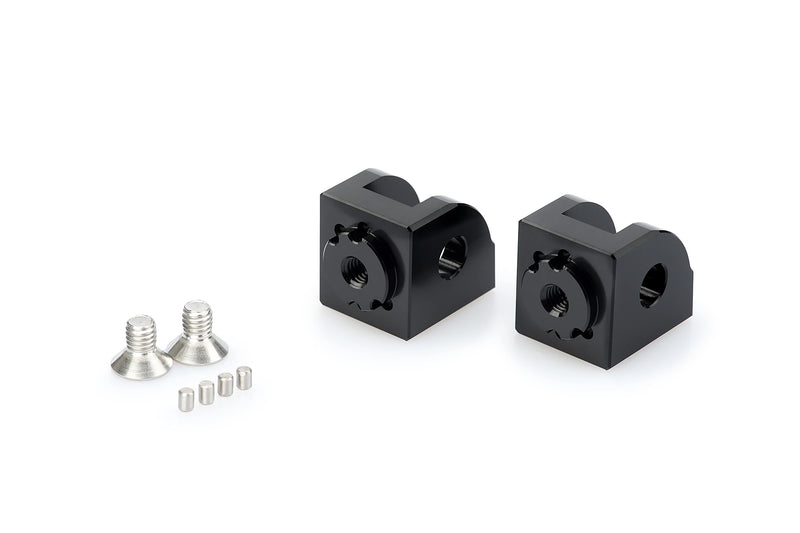 puig adjustable rider footpeg mounts select aprilia ktm models