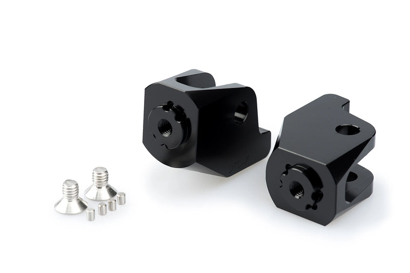 puig adjustable rider footpeg mounts select triumph models