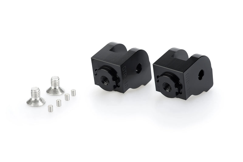 puig adjustable rider or passenger footpeg adapters select ducati models