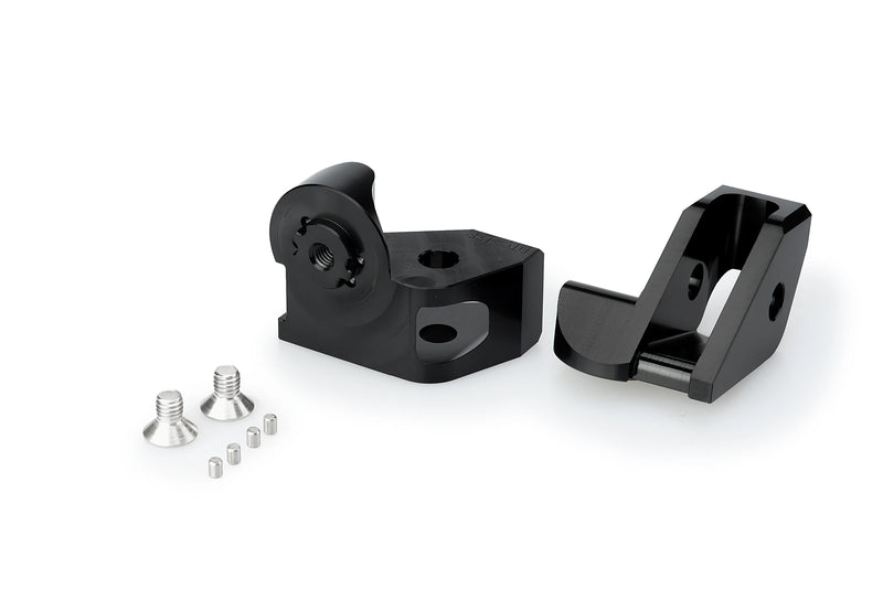 puig adjustable rider footpeg adapters bmw r1200gs 2000 2011 black