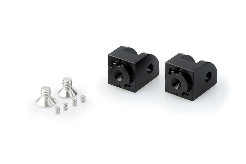 puig adjustable passenger footpeg mounts select ducati models