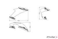 puig downforce side spoilers kawasaki zx10 r 2021