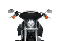 puig batwing sml sport screen gloss black housing harley davidson softail low rider fxlr 2018 2019