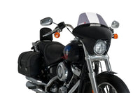 puig batwing sml touring screen gloss black housing harley davidson softail low rider fxlr 2018 2019