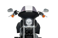 puig batwing sml touring screen gloss black housing harley davidson softail low rider fxlr 2018 2019