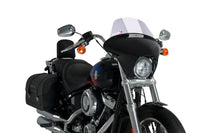 puig batwing sml touring screen gloss black housing harley davidson softail low rider fxlr 2018 2019