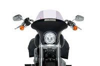puig batwing sml touring screen gloss black housing harley davidson softail low rider fxlr 2018 2019