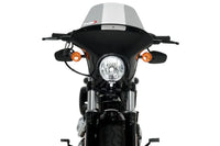 puig batwing sml touring screen gloss black housing harley davidson sportster forty eight special xl1200xs 2018 2020