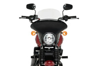 puig batwing sml touring screen gloss black housing harley davidson street 750 xg750 2017 2020
