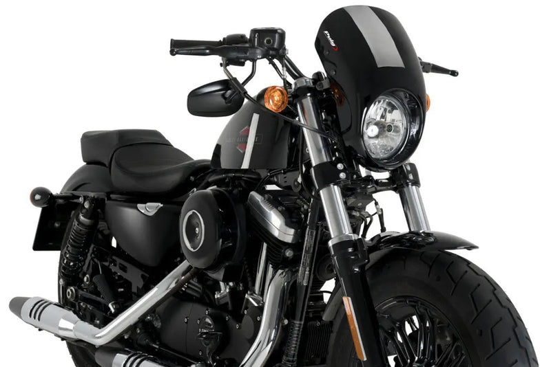 puig anarchy screen harley davidson sportster forty eight special xl1200xs 2018 2020 black