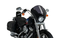 puig dark night semifairing gloss black housing harley davidson softail low rider fxlr 2018 2019