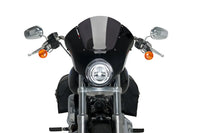 puig dark night semifairing gloss black housing harley davidson softail low rider fxlr 2018 2019