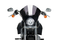 puig dark night semifairing gloss black housing harley davidson softail low rider fxlr 2018 2019