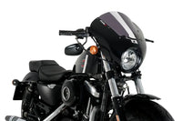 puig dark night semifairing gloss black housing harley davidson sportster forty eight special xl1200xs 2018 2020