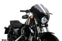 puig dark night semifairing gloss black housing harley davidson sportster forty eight special xl1200xs 2018 2020
