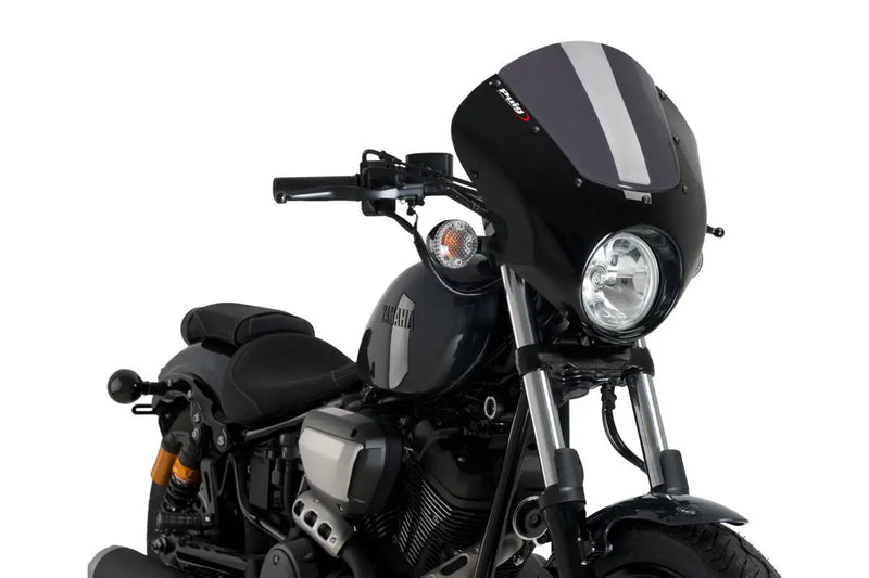 puig dark night semifairing gloss black housing yamaha xv 950 r 2014 2018