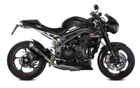 MIVV Exhaust Slip-On Delta Race Triumph Speed Triple R / S / RS 2018-2020 Black