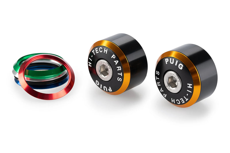 puig balance bar ends + colored rings select kawasaki models