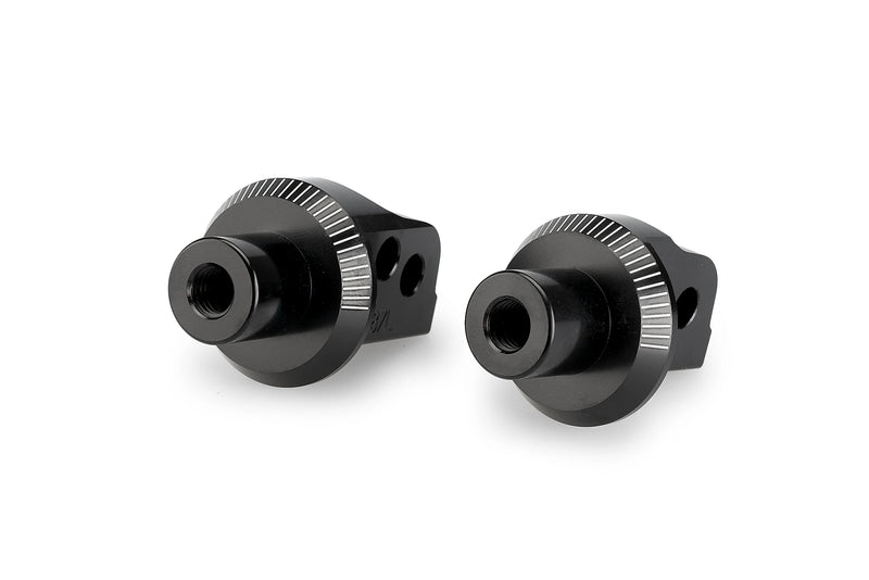 puig passenger footpeg adapters benelli trk 702 x 2023 black
