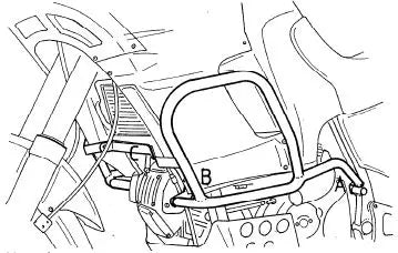 Hepco & Becker Crash Bars Cagiva Elefant from 87'