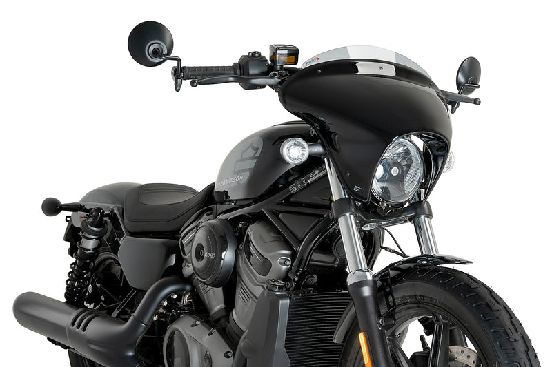 puig batwing sport gloss black semi-fairing harley davidson rh975s 2023-