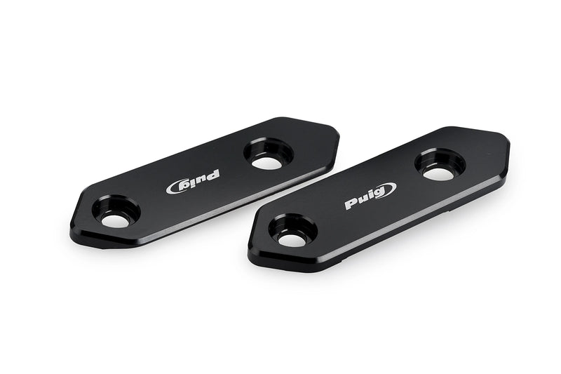 puig mirror block off plates triumph daytona 660 2024 2025 black