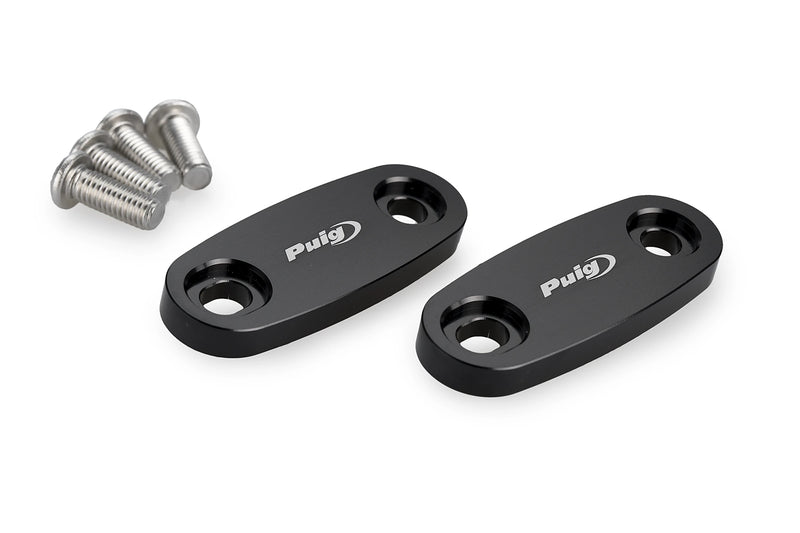 puig mirror block off plates honda forza 750 2021 black