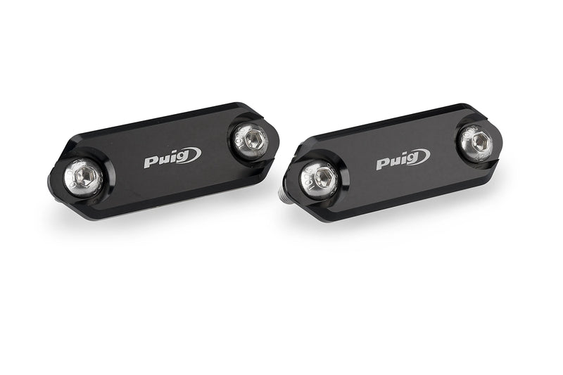puig mirror block off plates aprilia rs 457 2024 black