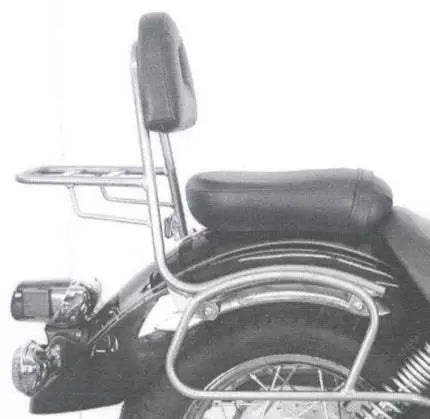 Hepco & Becker Sissy Bar Yamaha XVS 125 / 250 Drag Star With Rear Rack 2000-