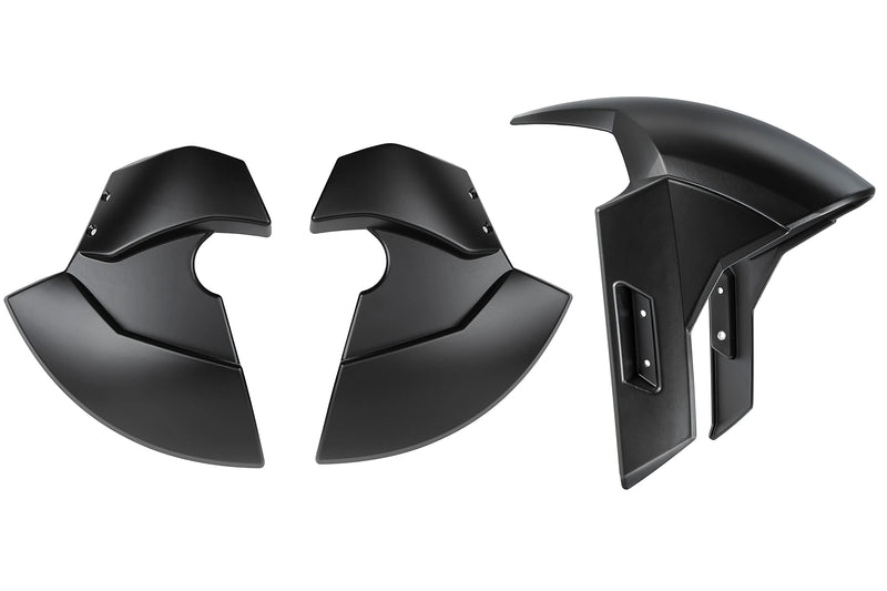 puig pista brake coolers front fender kit bmw r1300gs 2023 matte black