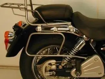 Hepco & Becker Leather Bag Holder Triumph Bonneville America / Speedmaster up to 10'