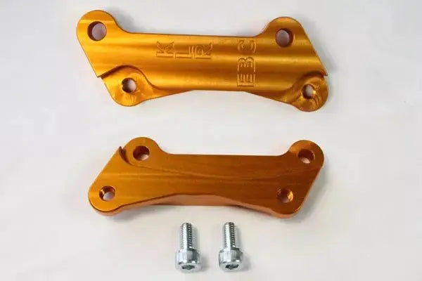EBC Front Caliper Relocation Bracket Oversize Rotor 320mm For Kawasaki KLR 650 1987-2007