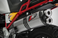 zard exhaust slip on moto guzzi v85tt