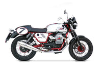 zard exhaust slip on moto guzzi v7 cafe racer classic 2009 2012