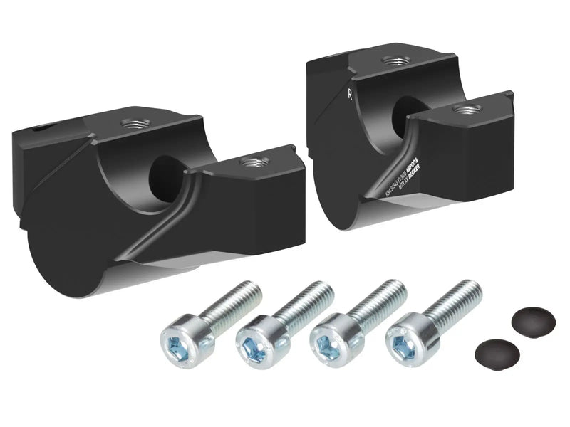 Hepco & Becker Offset Handlebar Riser Yamaha MT-10 2016- Black
