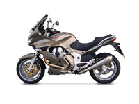 zard exhaust conical slip on moto guzzi norge 2006 2010