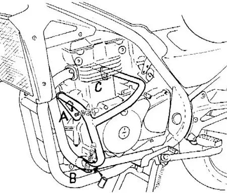 Hepco & Becker Crash Bars Kawasaki ER 5