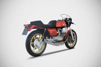 zard exhaust 2 2 full system moto guzzi le mans