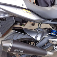 pyramid plastics rear hugger extension triumph street triple 675 2007 2012 matte black